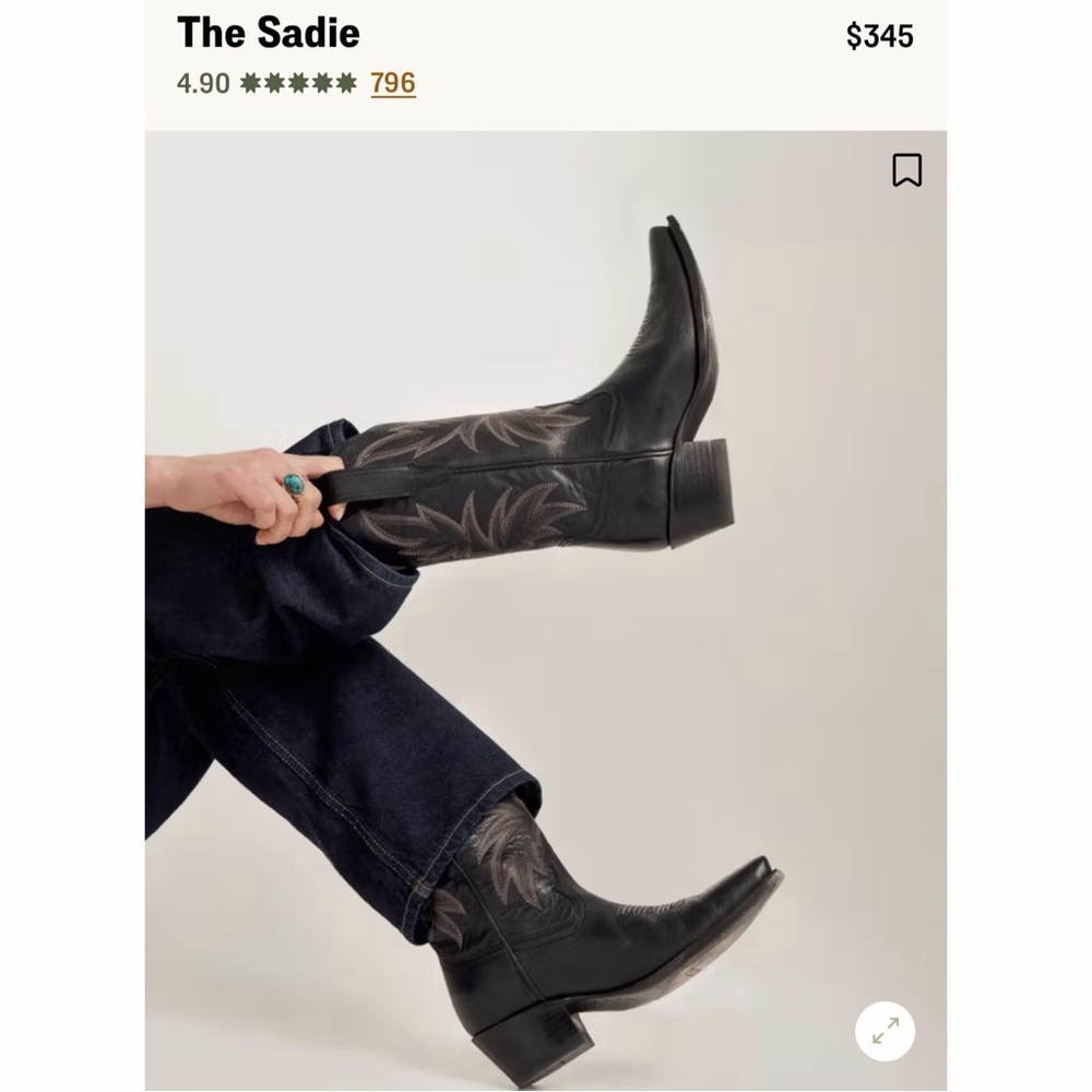 Tecovas Sadie Snip Toe Cowboy Boots - Picture 5 of 7